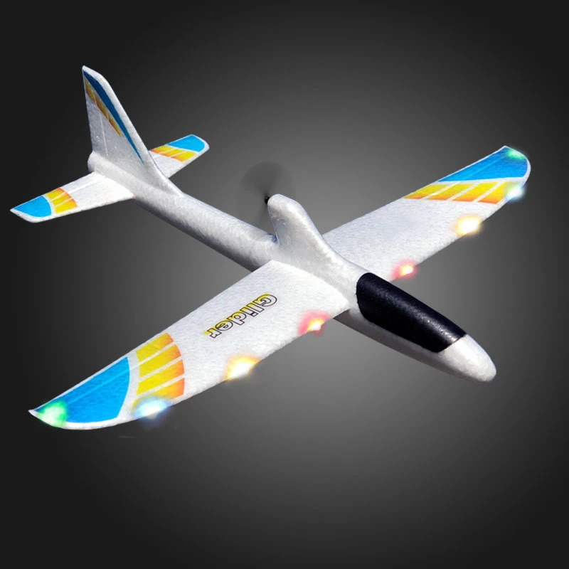 Самолеты светящиеся с зарядкой от USB электрический ручной планер планеры из