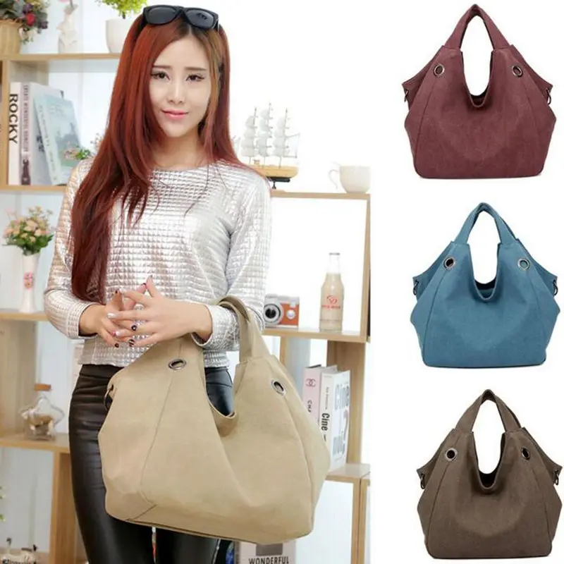 Лидер продаж 2020 женская сумка модный дизайн из канва дамская тоут однотонная на