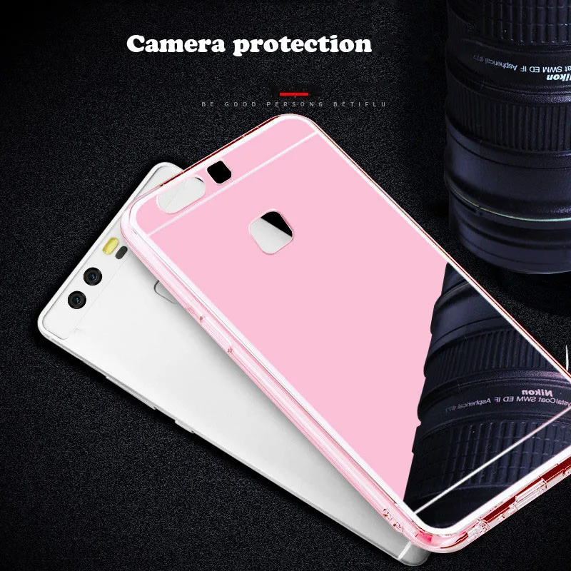 Зеркальный чехол из ТПУ для Huawei Honor 10 8 9 V8 V9 V10 6X 6A 6C 5X 5A 5C 4C 4A 4X 7X 7A 7C P smart Y7 Prime Maimang 6 5 4