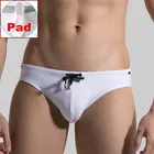 Push Up Pad плавательные мужские трусы эротичное мужское белье сексуальный Gay Mens купальник с ягодицами Desmiit фирменный принт Плавки бикини купальный костюм Мужская пляжная одежда