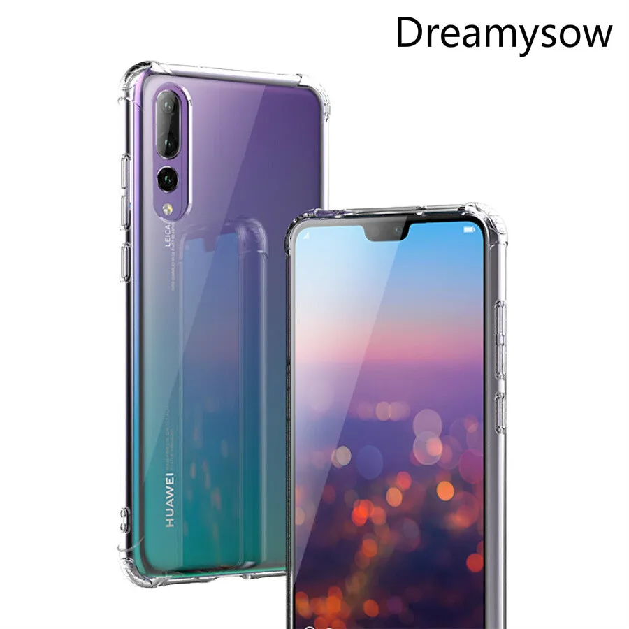 Мягкий защитный чехол из ТПУ без рисунка для huawei Y9 2019 P smart P20 Pro Nova 3 3i P8 P10 P9 Y5 Y3