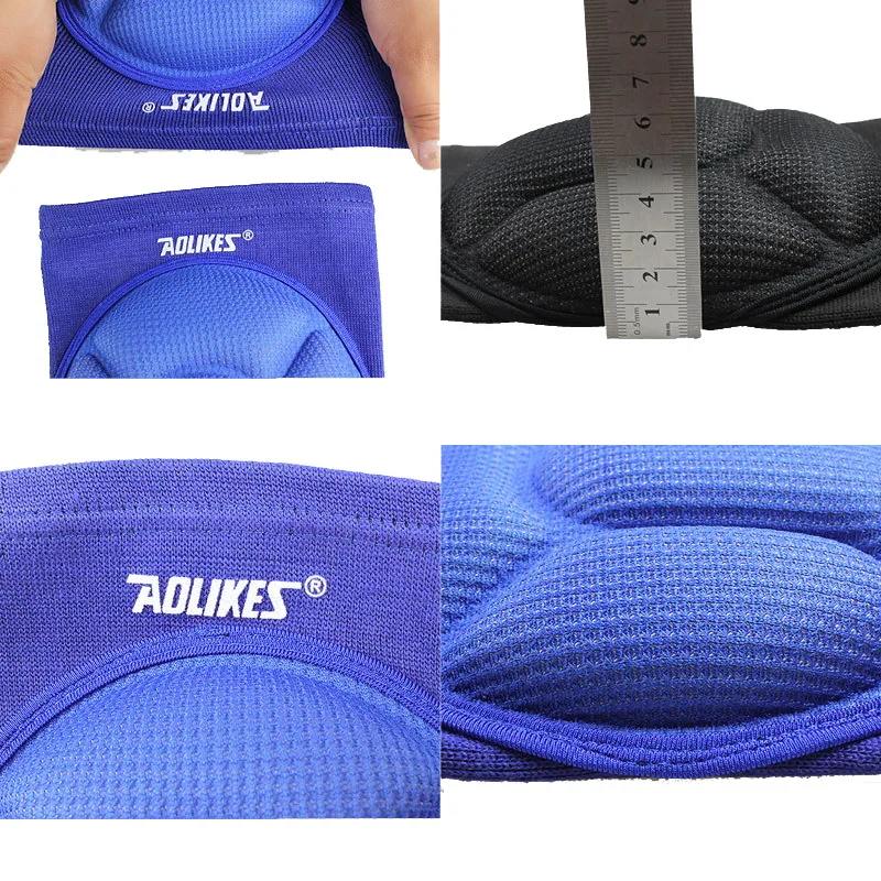 AOLIKES 1 пара губки Наколенники для баскетбола Баскетбол волейбол rodilleras ползунки