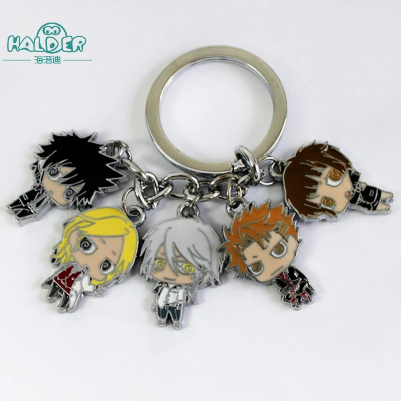 Halder Psycho Pass мультфильм брелки Shinya Kogami Tsunemori Akane Ginoza Nobuchika символов брелок круглый держатель безделушки