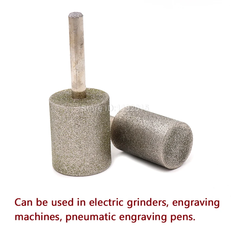 6 мм Концевая фреза 8 25 цилиндр Тип гальванические алмазные шлифовальные головки