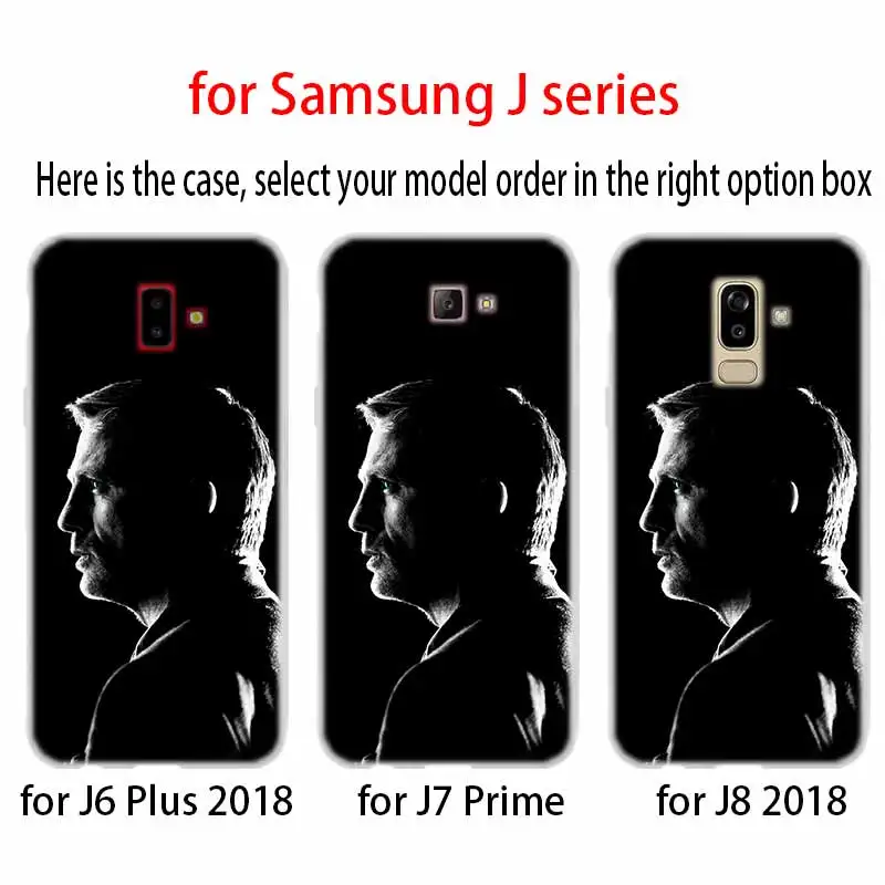 007 призрак Джеймса Бонда Skyfall чехол из термопластика для Samsung Галактики J6 J8 J3 J5 J7 J4