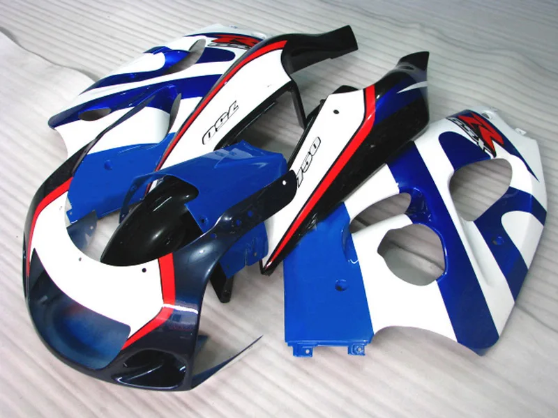 

7gifts For SUZUKI GSX-R600 96 97 GSX R600 96-00 GSXR 600 98 99 00 GSXR600 96 1996 1997 1998 1999 2000 Blue White Red Fairing