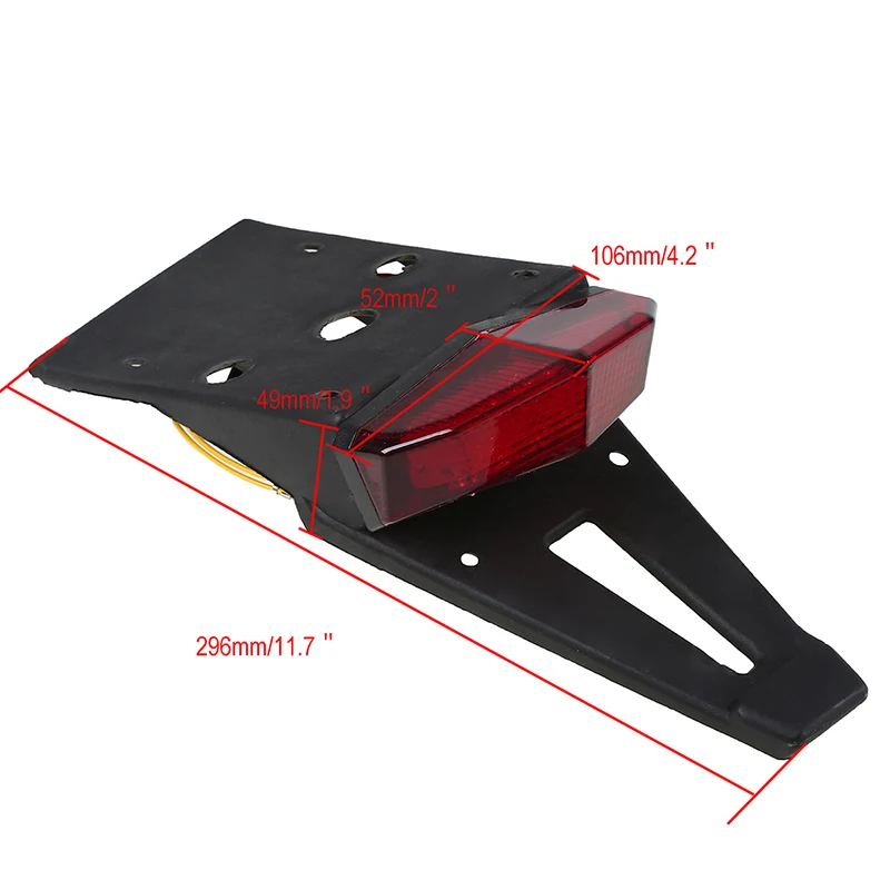 Задний фсветильник заднего крыла мотоцикла POSSBAY светодиодный стоп сигнал для