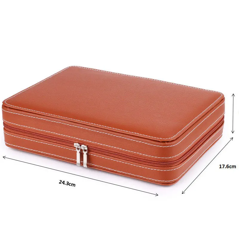 8 решеток витрина для часов ящик хранения полка ящики на молнии дорожный