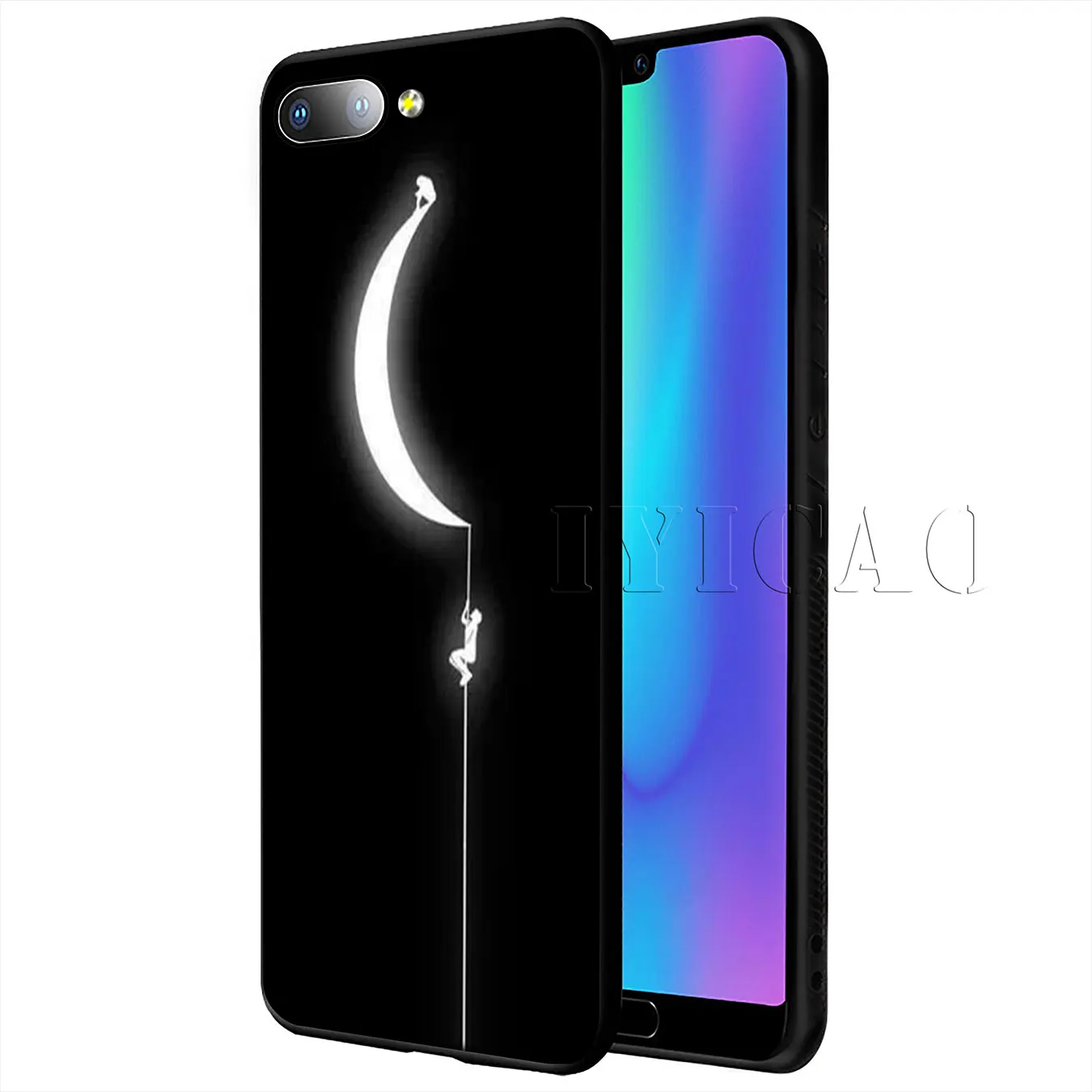 IYICAO простая мода любовь сердце Мягкий чехол для huawei P20 Pro P10 P8 P9 P30 Lite Mini 2017 P Smart 2019