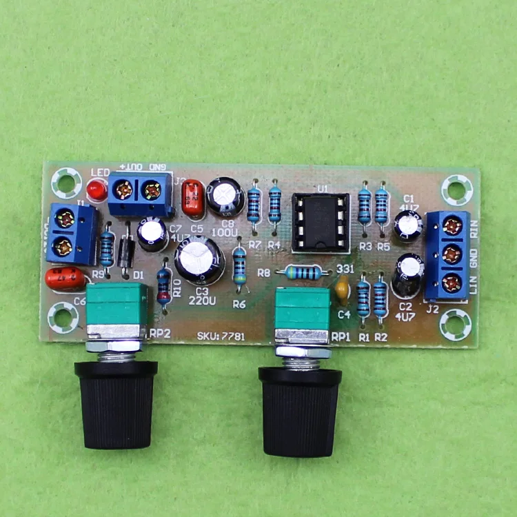 Низких частот фильтровальной пластинки сабвуфер доска 2 1 3 канальный блок