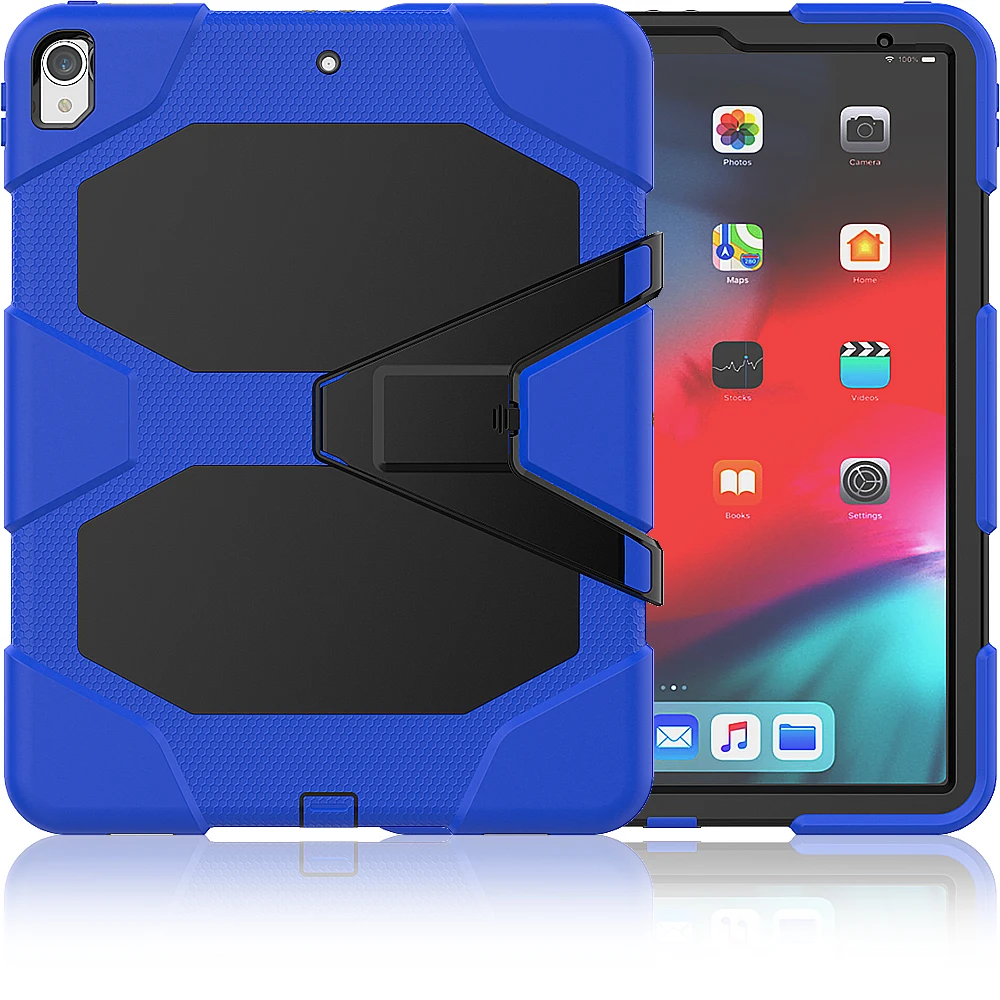Чехол для ipad pro 12,"() панцири подставки Крышка для Apple ipad pro 12,9 дюймов Heavy Duty PC+ Силиконовый защитный плёнки ручка