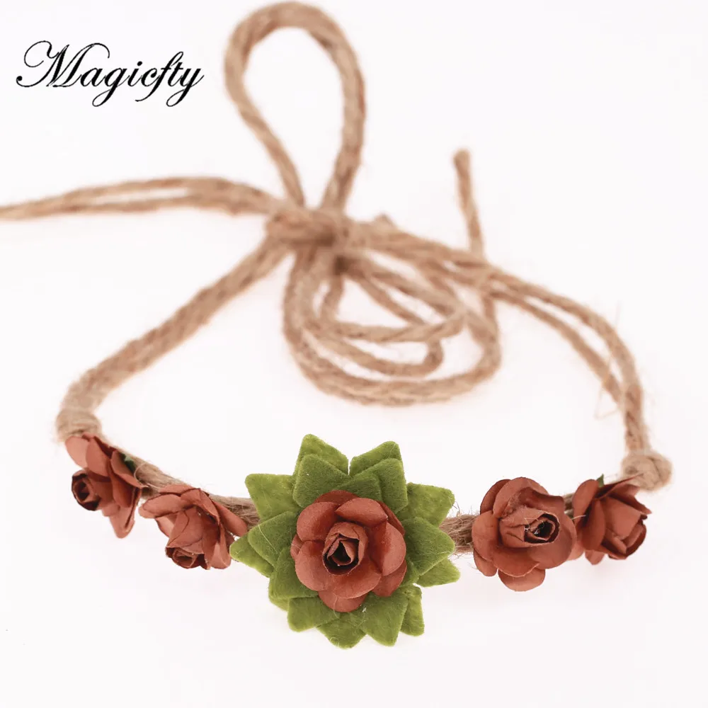 Повязка на голову с розами и цветами 1 шт. | Аксессуары для одежды