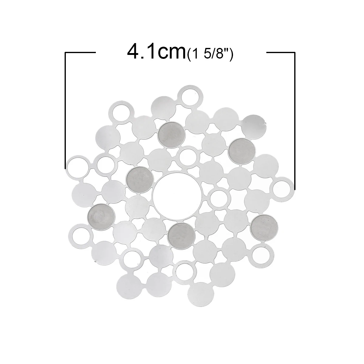 DoreenBeads Филигрань из нержавеющей стали фурнитура для украшений неровный