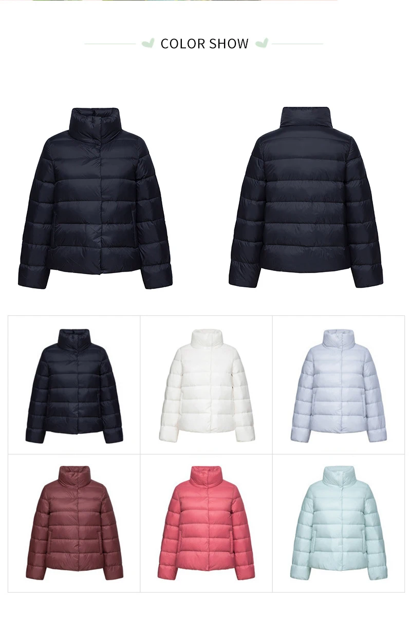SEMIR размера плюс 2XL 3XL утолщенная зимняя куртка для женщин ультра светильник пуховик стеганые куртки черная повседневная одежда для женщин