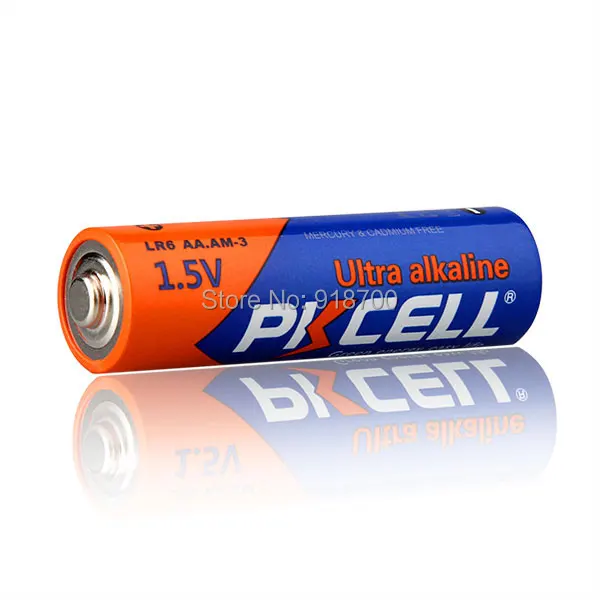 48 шт. PKCELL AA батареи LR6 1,5 в AA щелочные батареи E91 AM3 MN1500 сухая батарея основной 2A батареи