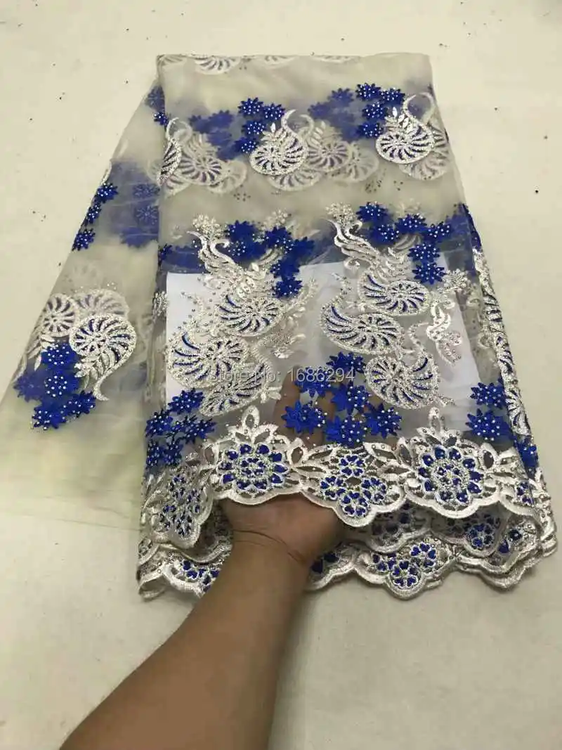 EAL2257 african lace fabric 2018 high quality french net with stones sewing materials 5yard/lot | Дом и сад