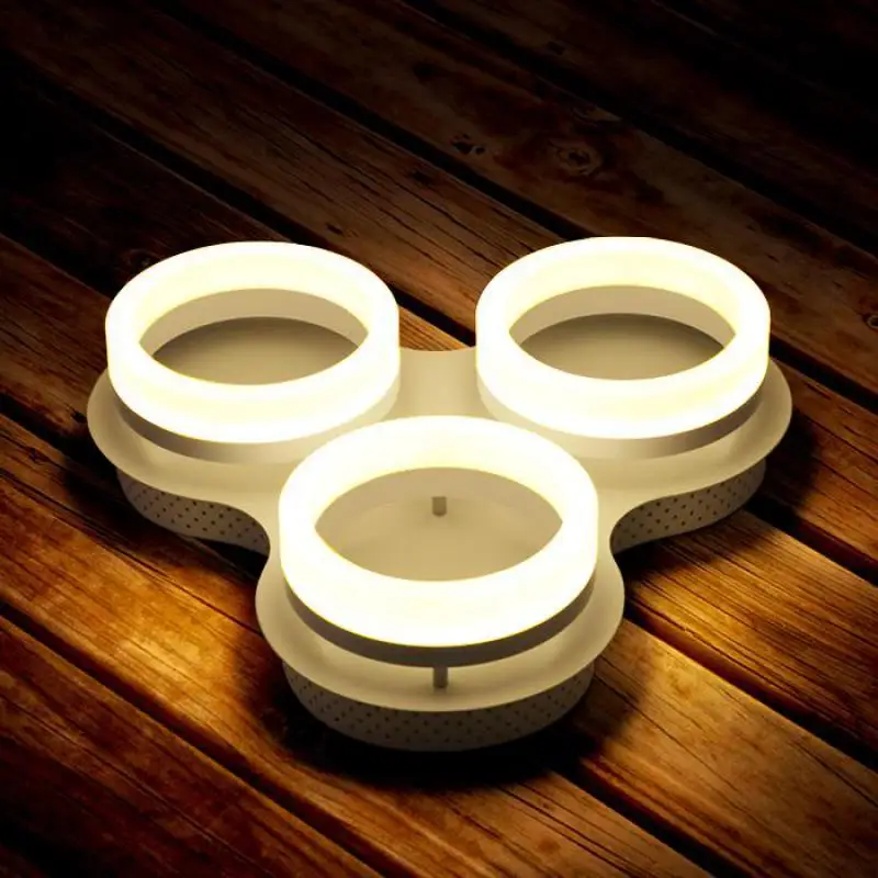 1 3 шт. домашние офисные светодиодные рабочие огни входные кольцевые светильники