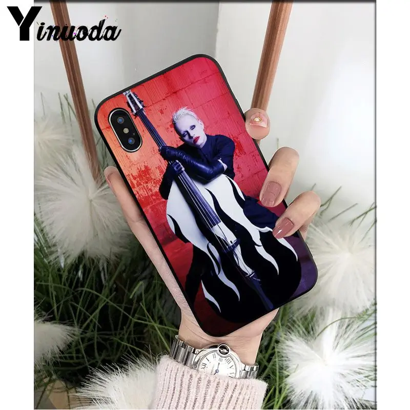 Yinuoda Мэрилин Мэнсон DIY печать рисунок чехол для телефона оболочка для Apple iPhone 8 7 6 6S Plus X XS MAX 5 5S SE XR чехол