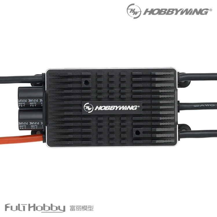Щеточный электронный регулятор скорости Hobbywing Platinum HV V4 130A BEC/OPTO 6-14 S Lipo пустая
