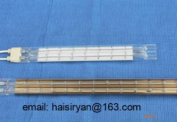 

U shaped infrared heating element halogen tube