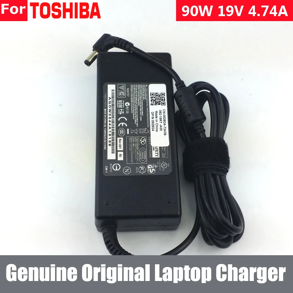 

Оригинальный адаптер питания переменного тока 90 Вт 19 в 4,74 а для Toshiba PA3165U-1ACA F45-AV410 F45-AV411 PA3717U-1ACA