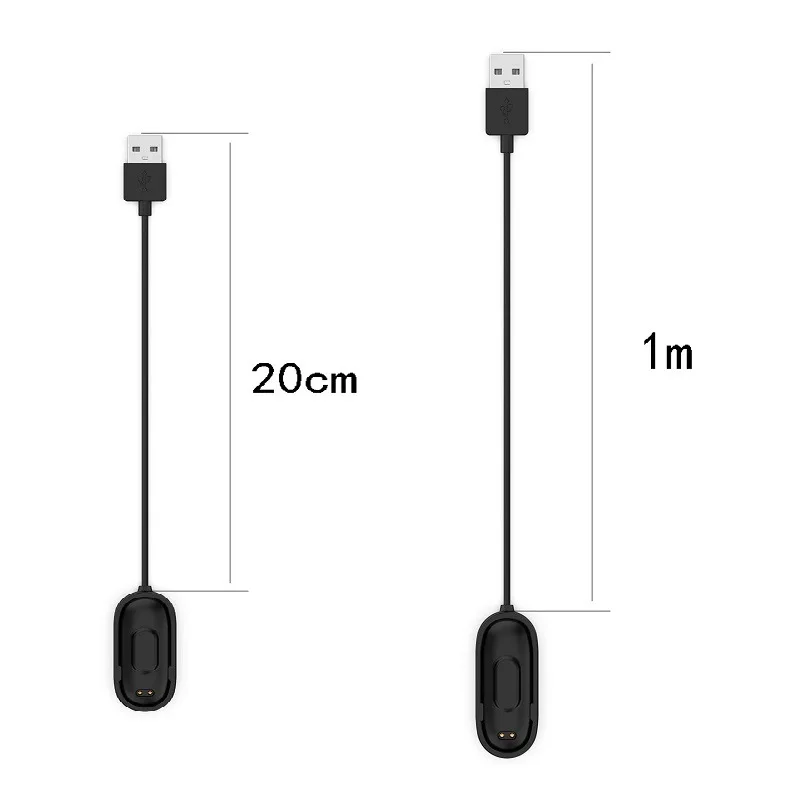 Кабель питания для зарядки через USB Mi Band 4 3 сменный шнур зарядное устройство