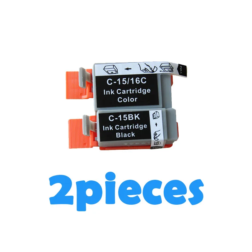 

2pcs Compatible Ink Cartridge BCI15 BCI16 BCI-15 BCI-16 BCI15 16 For Canon i70 i80 SELPHY DS700 DS810 PIXMA iP90 mini220 Printer