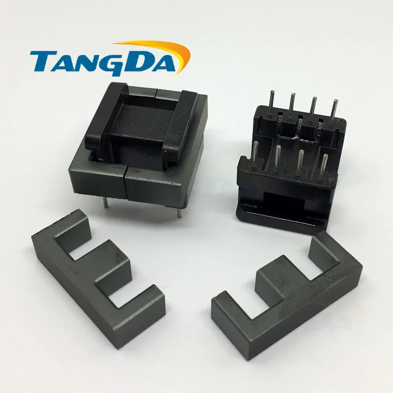 Tangda EE25 core бобины EE Магнитная core+ Скелет мягкий, ферритов Магнитный core 4+ 4pin 8 P SMPS РФ Трансформаторы AW