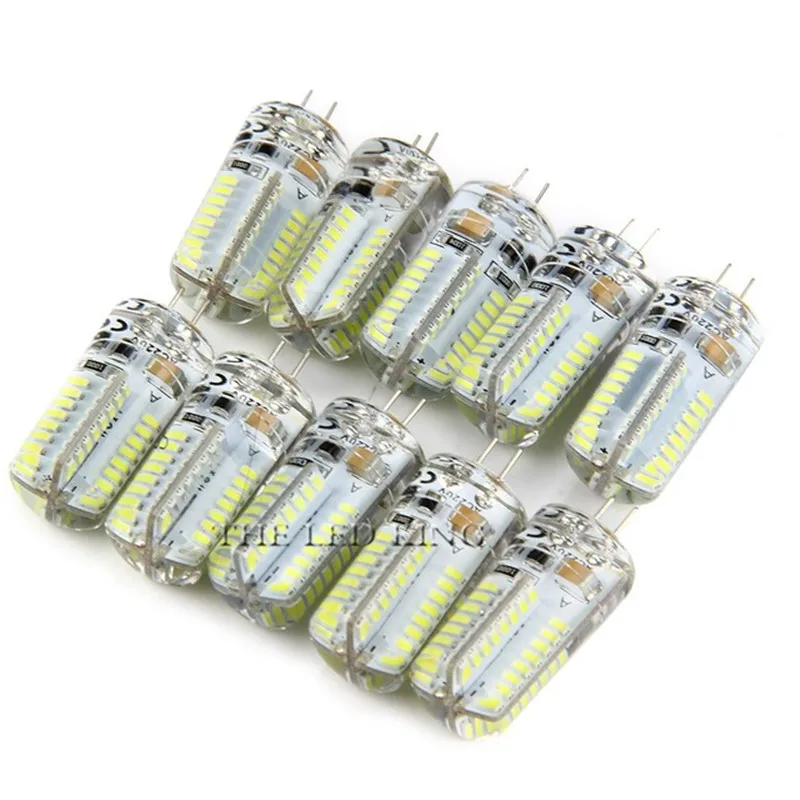 Светодиодная сменная лампа G4 SMD3014 220 24 32 48 64 152LED 20 шт./лот 2835 В 3 Вт 9 12 15 21 постоянного