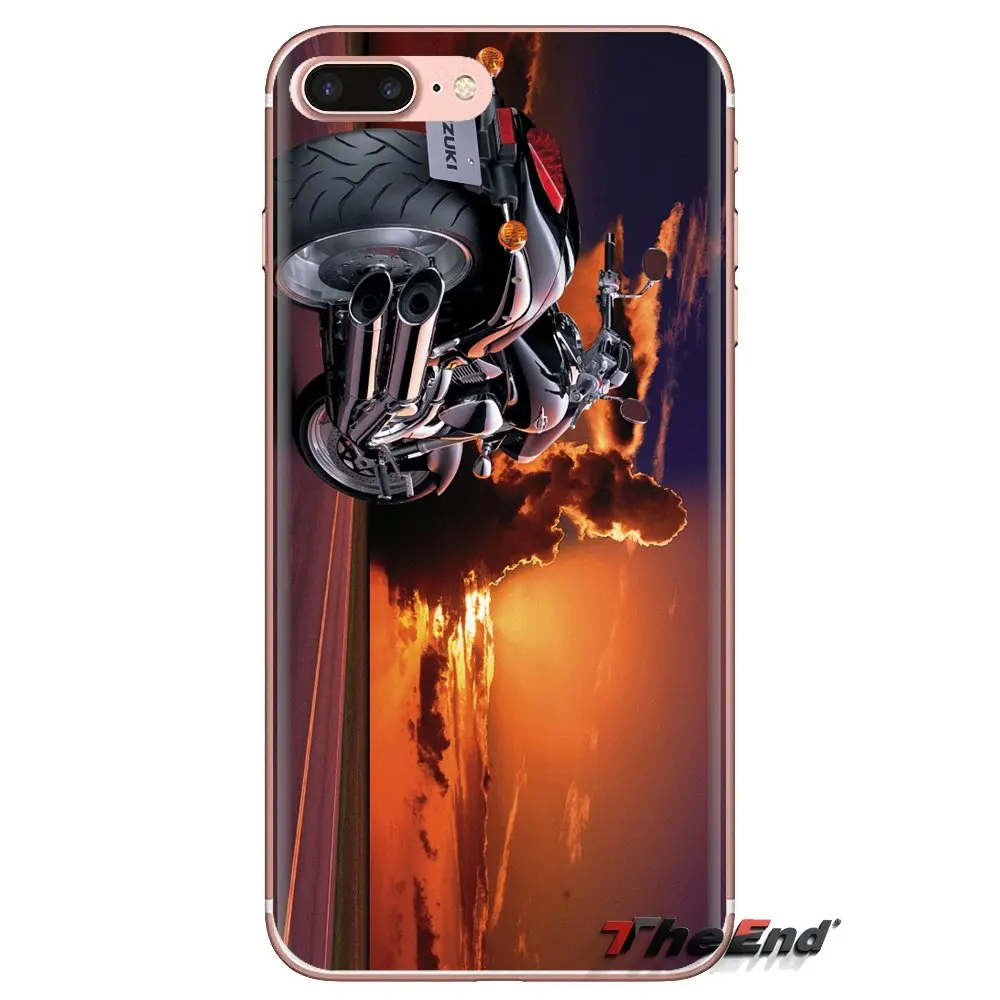 Прозрачный мягкий чехол для Suzuki Intruder 1800 мотоцикл Samsung Galaxy A3 A5 A7 A9 A8 Star A6 Plus 2018 2015 2016