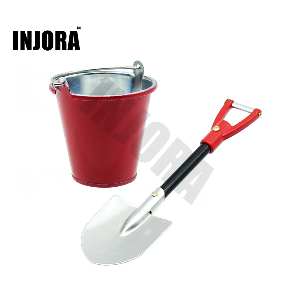 RC Рок Гусеничный 1:10 аксессуары ведро & Лопата инструменты Декор модель для TAMIYA CC01