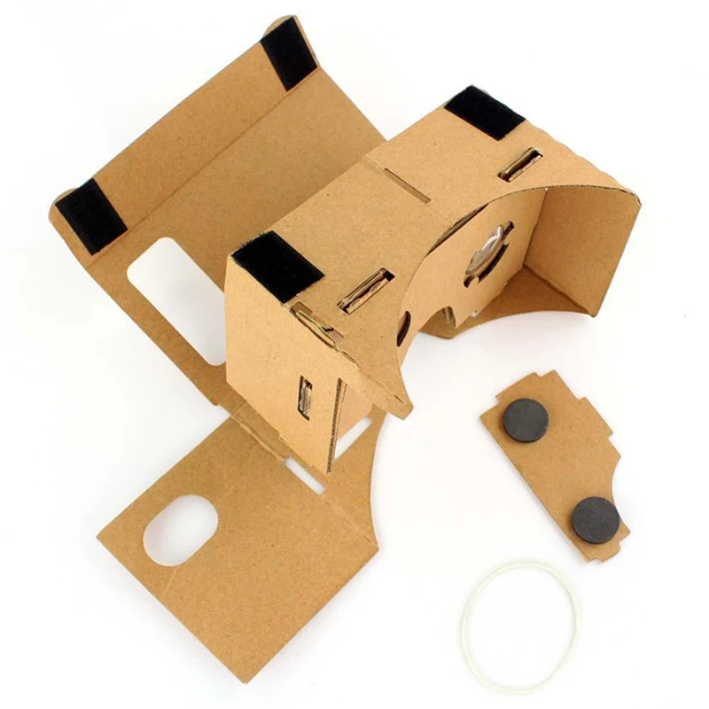 DOITOP DIY картонные 3D очки VR Бумажные Очки виртуальной реальности для смартфона шлем