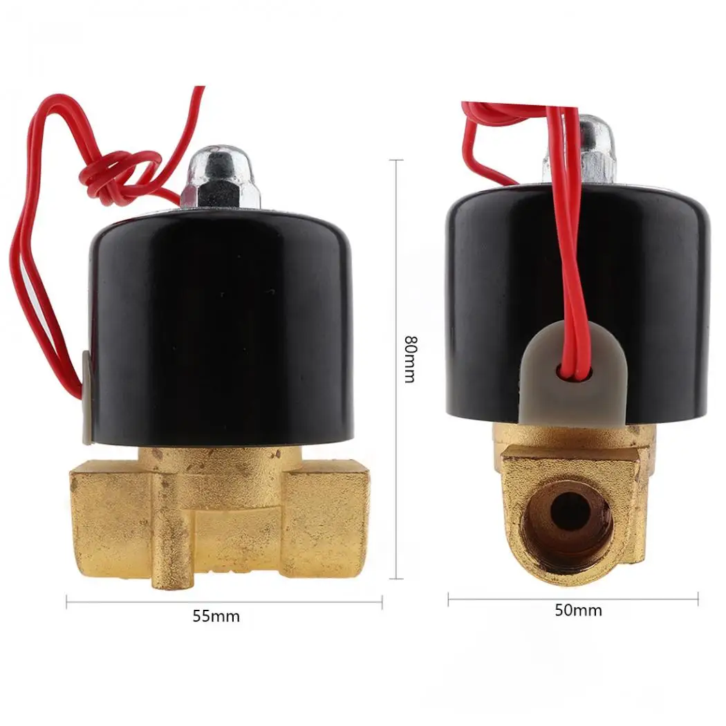 3/8 ''клапан DC12V DC24V нормально закрытый тип алюминиевый сплав Электрический