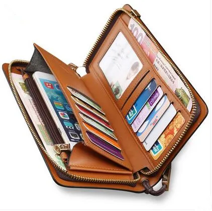 2017 Для мужчин Женские Кошельки с телефона модные Пояса из натуральной кожи