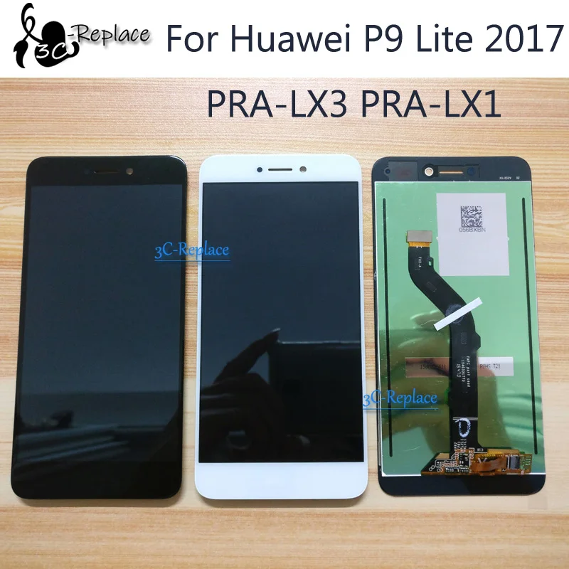 Черный/белый/золотой 5 2 дюймов для Huawei P9 Lite 2017 модель PRA LX3 LX1 ЖК дисплей сенсорный