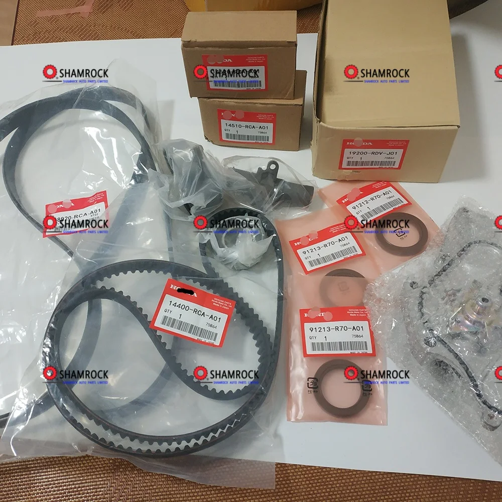 Ремень ГРМ и водяной насос сервисный комплект OEM 14400-RCA-A01/19200-RDV-J01/91213-R70-A02 для Hhonda Odyssey Pilot Accord Aacura MDX RL
