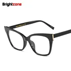 Уникальный дизайн Brightzone, полная оправа для оптических очков, Женская готовая продукция, лаконичные простые очки по рецепту
