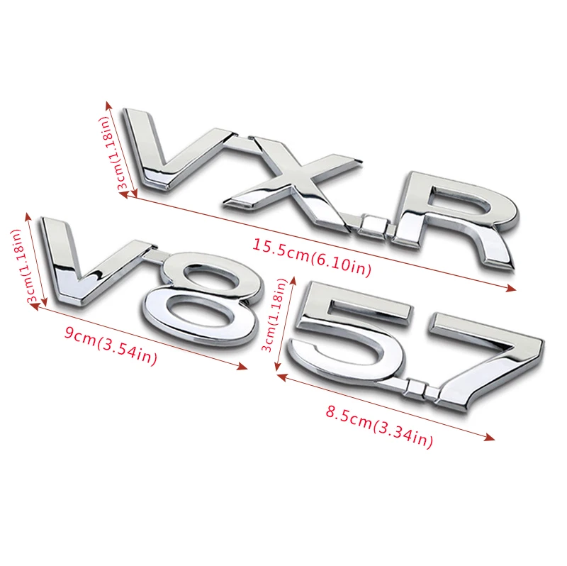 Металлический 3d стикер для Toyota Land Cruiser VXR V X.R V8 5 7 Prado с объемным