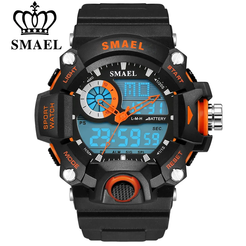 Часы smael мужские военные армейские s часы Reloj светодиодные цифровые спортивные