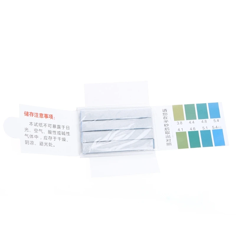 80 Strips 3.8-5.4 PH 80/100 полосок 0-14 PH индикаторная бумага для щелочей и кислот воды слюнявчик лакмусовый Тест-Комплект PH Тест-бумага ph-метров - Цвет: 80 Strips 3.8-5.4 PH