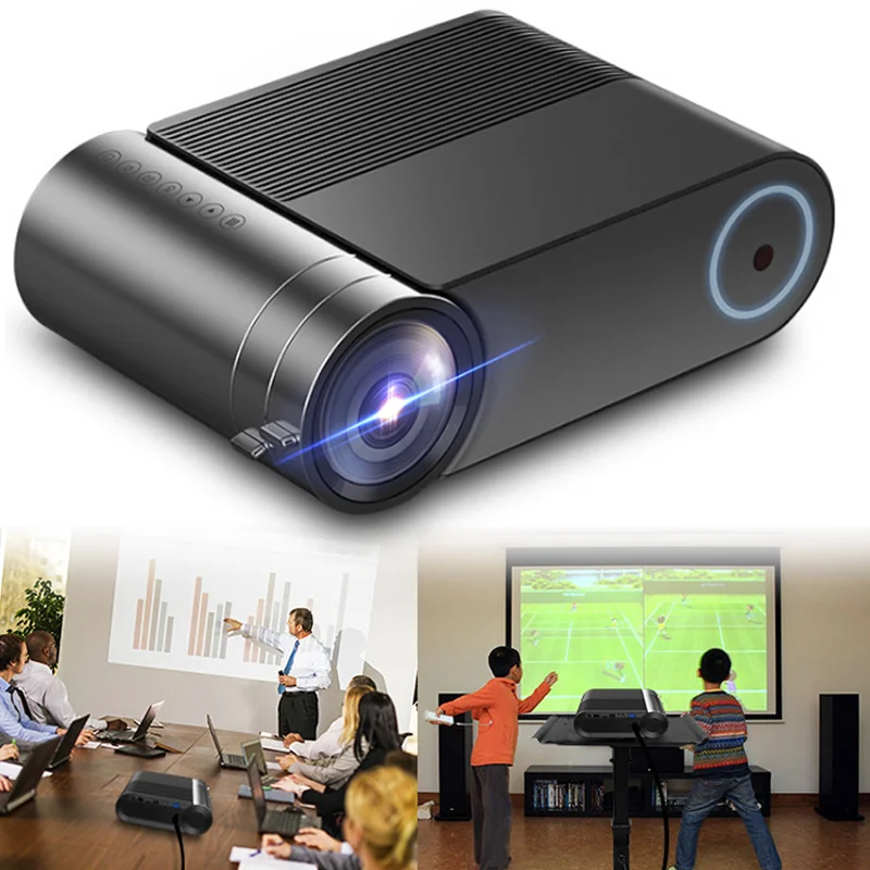 

Portable HD LED Projector 720P Household Home Theater Movies Beamer for Office Conference GDeals