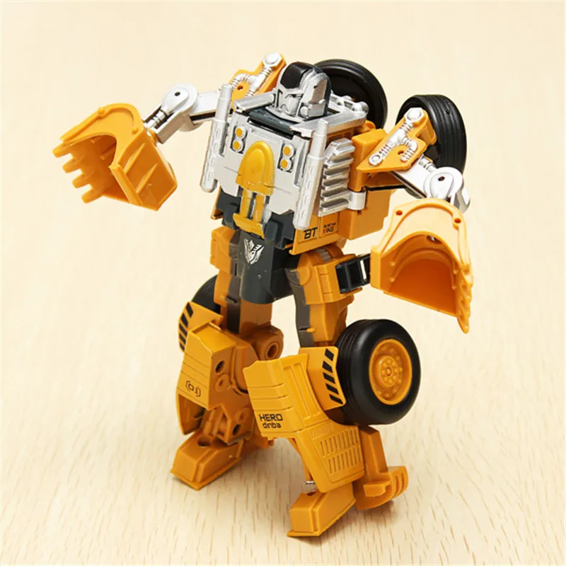 Металлический инженерный грузовик Hercules комбинированный грузовик 13,5x6x7,5 трансформация Mixmaster самосвал скребок крюк бульдозер роботы игрушки