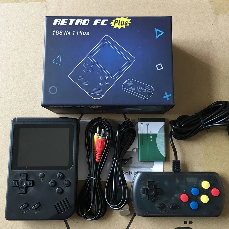 Ретро портативная мини портативная игровая консоль 8-Bit 3,0 в цвете ЖК-экран Встроенный 168 игр ребенок видео Ручной игровой плеер на ТВ