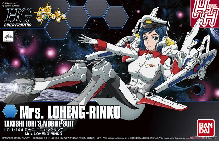 Bandai Gundam 25769 HGBF 1/144 г жа логенг Ринко мобильный костюм сборные модели наборы аниме