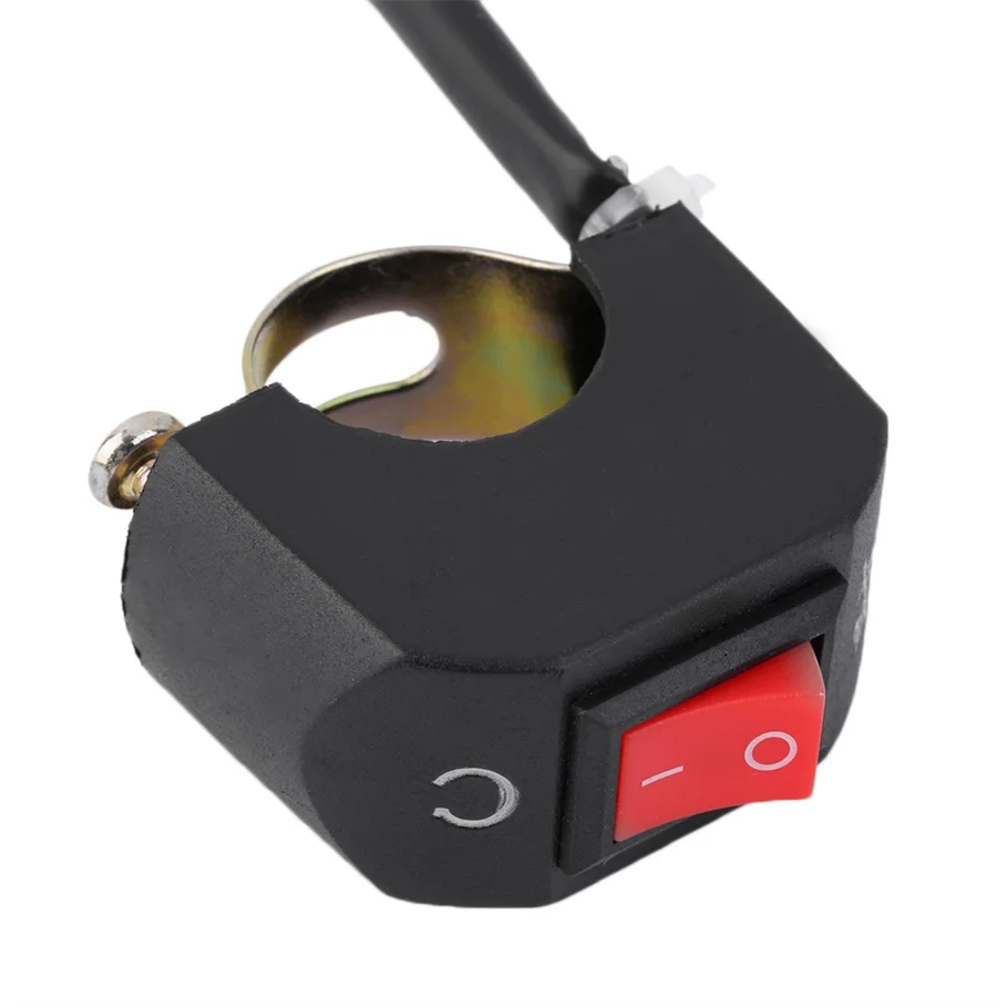 Универсальный Мотоцикл ATV велосипед Руль Свет вкл выкл кнопка выключения разъем