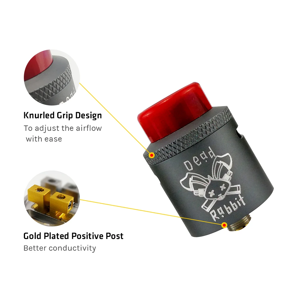 KEEPRED BF Squonk Mod With Dead Rabbit RDA Tank Rebuildable Dripper Atomizer 24mm Vape Mechanical VS Smoant S8 | Электроника