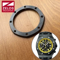 replace ceramic watch bezel inserts for ap audemars pig roo royal oak offshore 42mm bumble bee automatic watch case 26470 parts