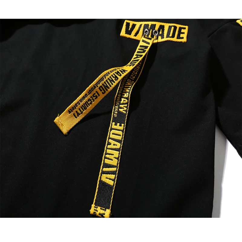 Мужской Повседневный пуловер с лентой на спине повседневные толстовки в стиле