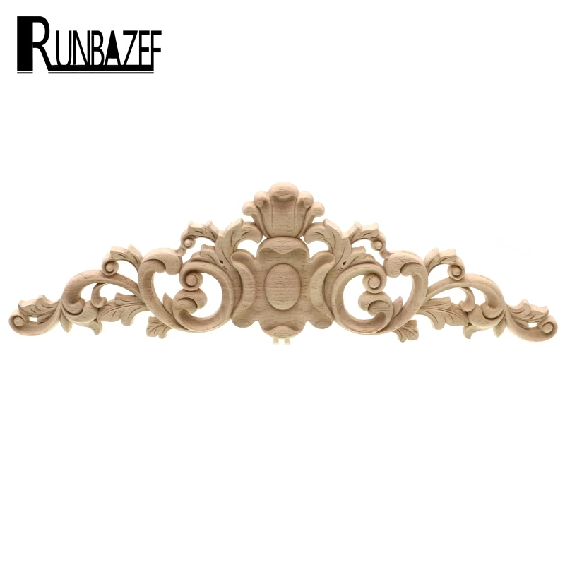 RUNBAZEF европейская деревянная резная древесина Lintel аппликация пленка наклейка фон