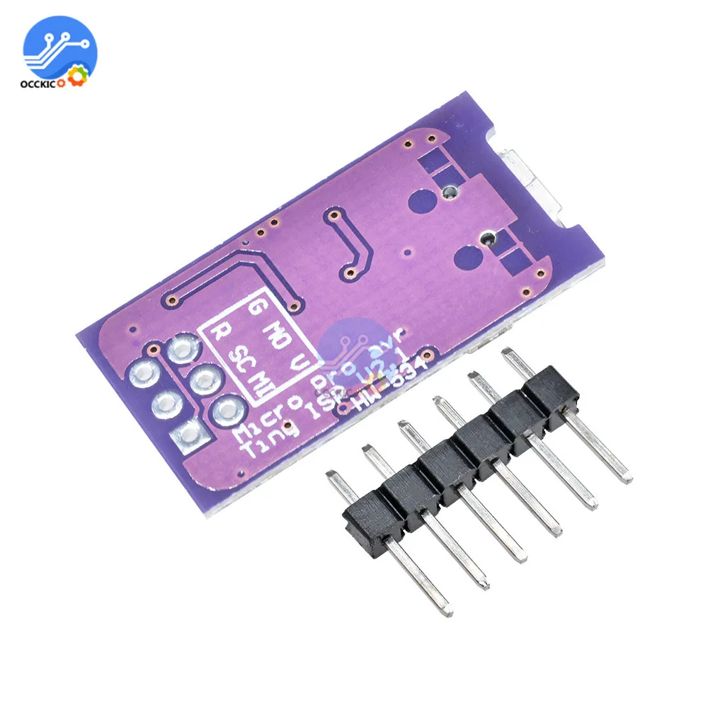 ATTINY44 модуль 5 в микро usb крошечный AVR ISP программатор для загрузчик ардуино
